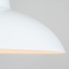 MiniSun | Retro Style Gloss White Metal Ceiling Light Shade