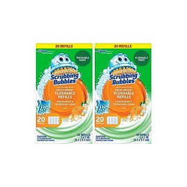 Scrubbing Bubbles Fresh Brush - Sistema de limpieza para inodoro (2 unidades), color verde