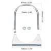 sourcing map Muffler U-Bolt Clamps for 76mm(3") Diameter Exhaust Tail