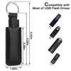 CaSZLUTION Microfiber Leather USB Flash Drive Case - Anti Lost