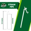 Sprayman Straw Pipes - Multipurpose Foam Dispensers, 12 Pack Bundle