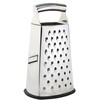 BUTLERS Menuett Square Grater, Vegetable and Parmesan Grater, Stainless Steel,