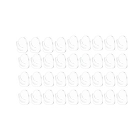 20 Pcs Clear Adhesive Wall Hooks for Hanging, Small Plastic Sticky Hooks, Transparent Acrylic Sticky Hangers for Walls No Damage, Temporary Wall Hooks for Bathroom, Kitchen Home Storage Hooks