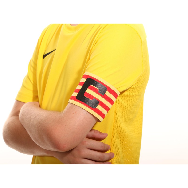 WISEPLAYERFC Captain Senyera Football Bracelet - Captain's Band Catalonia for