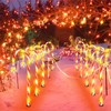 Christmas Candy Cane Lights Outdoor - 10 Pack 21 Inch