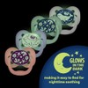 Dr. Brown's Advantage Glow-in-The-Dark 2 Piece Stage 1 Pacifiers, Blue,