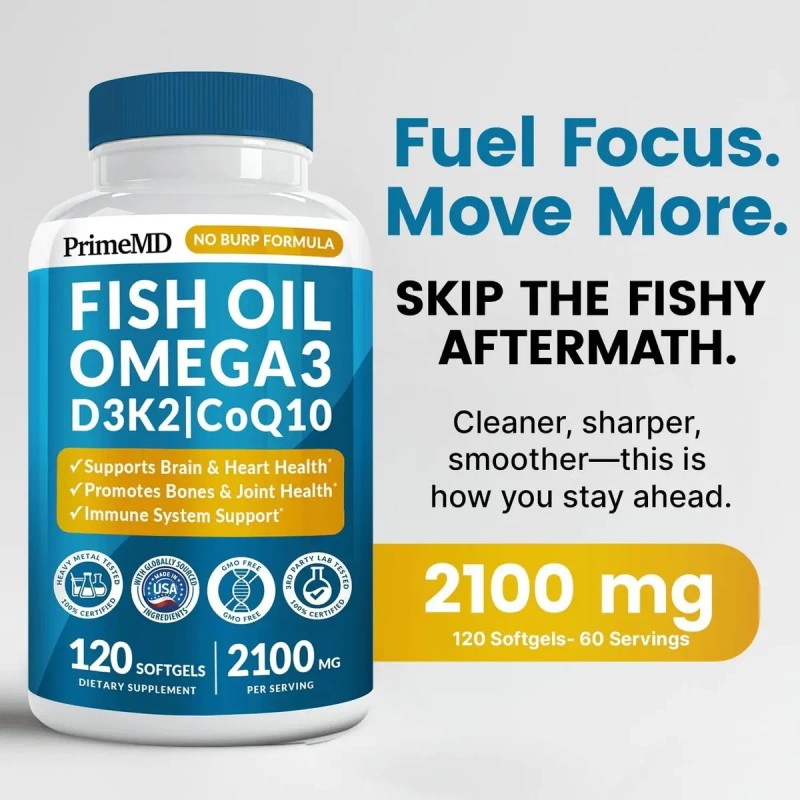 Aceite Pescado Coq10 Omega 120 Cap