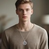 Saint Raphael Necklace 925 Sterling Silver St Raphael Pendant Patronus