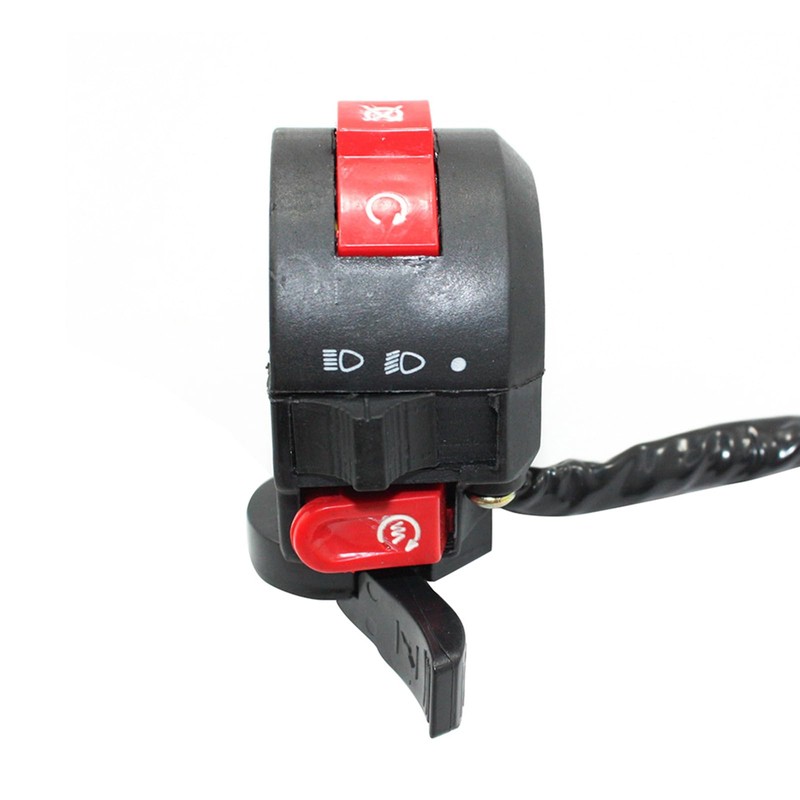 MAX COOL Motorcycle Left Side Kill Start Light Switch Button
