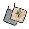 Caroline's Treasures 8482PTHD Palm Tree Pair of Pot Holders Kitchen