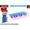Matrons 7 Day AM/PM Pill Box with Clip Lids