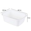 Kiddream 14 Quart Plastic Dish Pan, 4 Pack Wash Basin