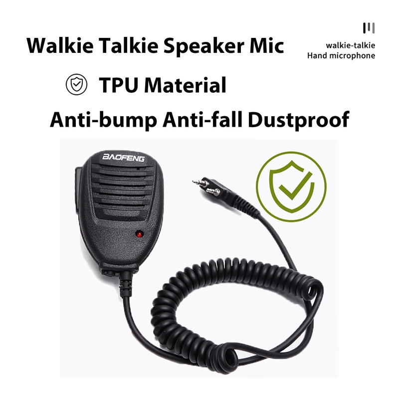 BAOFENG 10 Pack UV-5R Speaker Microphone Handheld Mic PTT for