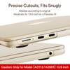 Soonjet Compatible for MacBook Air 13.6 inch Case M4 M3