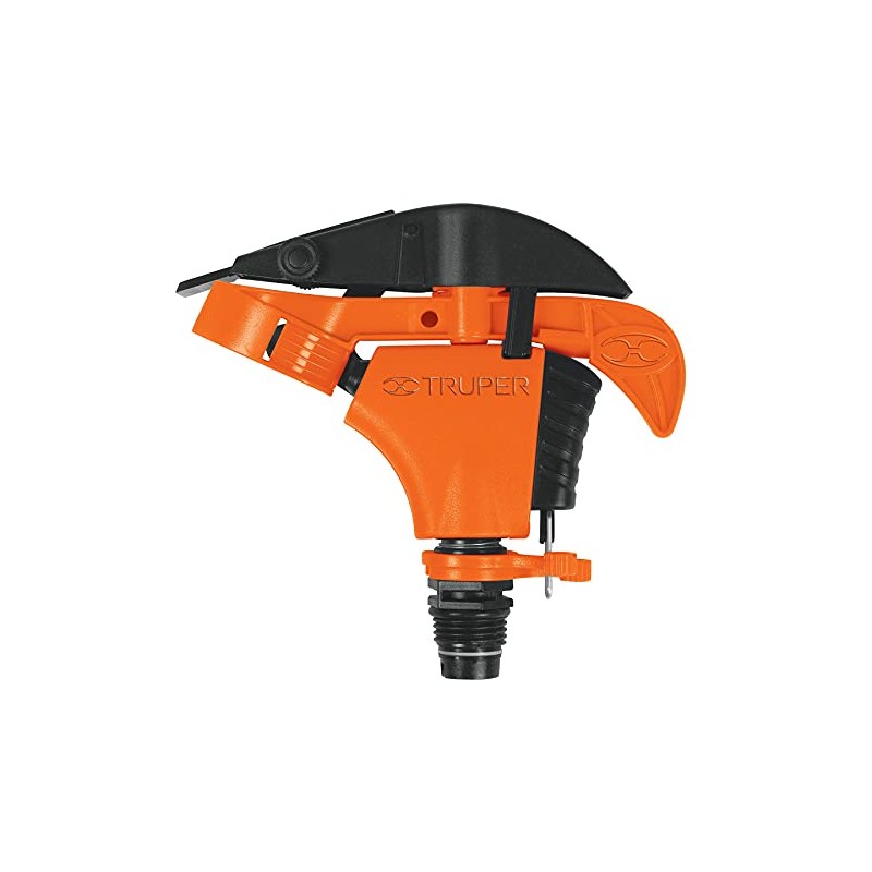 Truper ASP-P, Aspersor plástico cabeza sola, clip de límite de