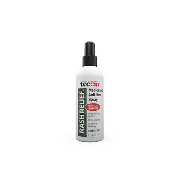 Tecnu Rash Relief Medicated Anti-Itch Spray 6 oz (Pack of 2)