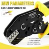 MGYOO Wire Crimping Tool Open Barrel Terminals Ratchet Wire Crimper