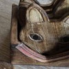Indus Lifespace Set of 6 Wooden Fox Coasters in Wooden