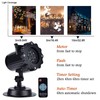LED Projector Light, Outdoor Indoor Xmas Decorative Lights, Rotating Waterproof