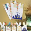 KTBANBANNEY 100 Pcs Eid Mubarak Plastic Gift Bags Ramadan Kareem