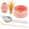 7Pcs Matcha Whisk Set with Ceramic Whisk Holder Matcha Bowl
