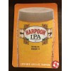 HARPOON IPA Orange Beer COASTER, Mat, Boston, MASSACHUSETTS & VERMONT