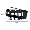 Ieron 6pcs Wig Clip with Safety Pins, 10-teeth Hair Extension