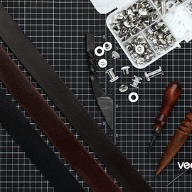 JINTANG 100 Sets Leather Rivets, 4/6/8/10/15mm Chicago Screws Round Cap Tubular Metal Studs Leather Crafting Rivets for Fabric Belt Pet Collar Boot Bag Repair and DIY Decoration, Silvery