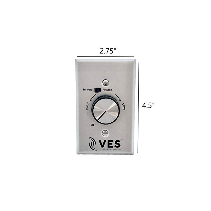 VES Ceiling Fan Controls (5 Amp Forward/Reverse Variable Speed)