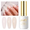 Imtiti Sheer Milky Gel Nail Polish, 15ML Jelly Milky Nude