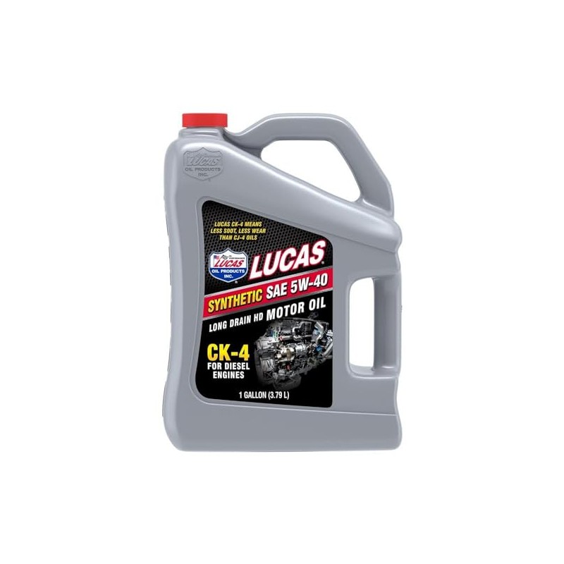 Lucas Oil 11178 Synthetic SAE 5W-40 HD Motor Oil API