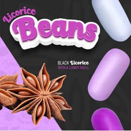 Wiley Wallaby 7.05 Ounce Classic Black Gourmet Australian Style Soft & Chewy Licorice Candy Beans, 3 Pack