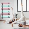6 Tier Yoga Mat Rack,Yoga Mat Holder Wall Mount,Yoga Mat