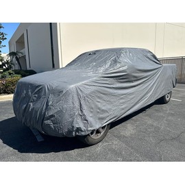 CarsCover Ford F250 F350 F450 Crew Cab 8ft Long Bed Box Premium Truck Car Cover Ironshield Leatherette All Weatherproof 100% Block Sun, Rain, Dust (Crew Cab 8ft Long Bed)