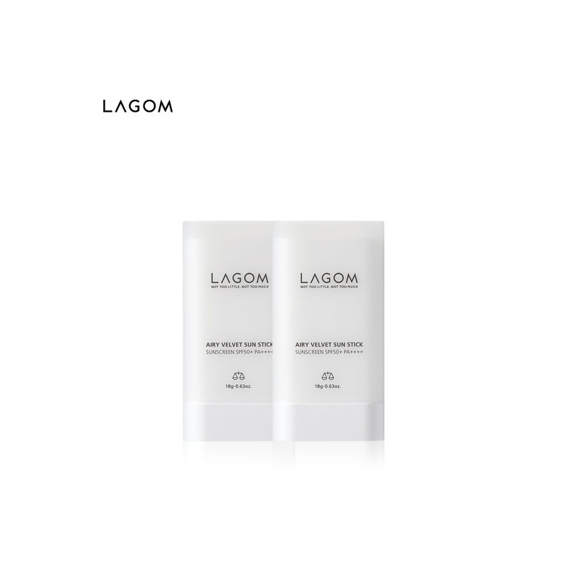Lagom Airy Velvet Sun Stick 18g x 2 (SPF 50+,
