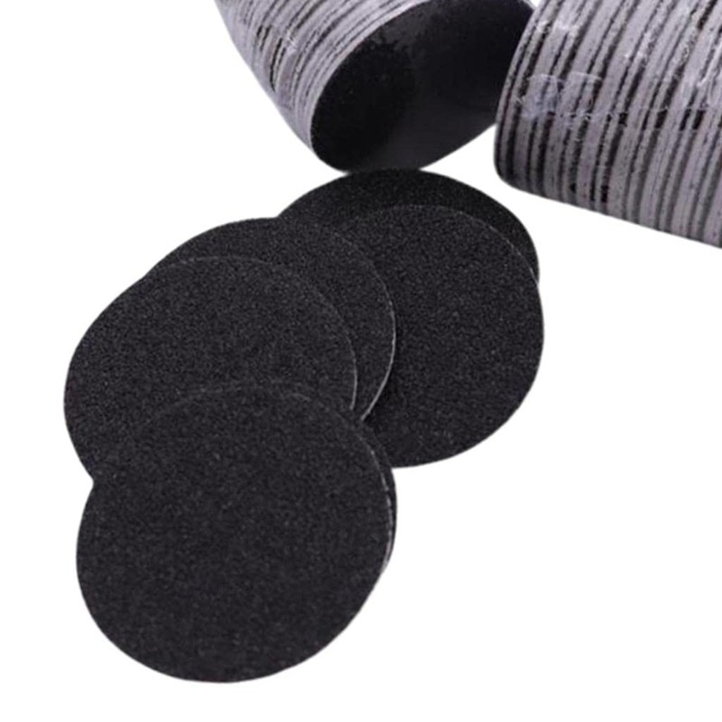 perfeclan 60pcs Replacement Sandpaper Discs Pad Callus Removal Foot Care