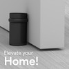 Mega Handles Floor Door Stopper, Black Stopper Quickly Installed Wall