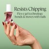 essie gel couture nail polish, bubbles only, red longwear nail