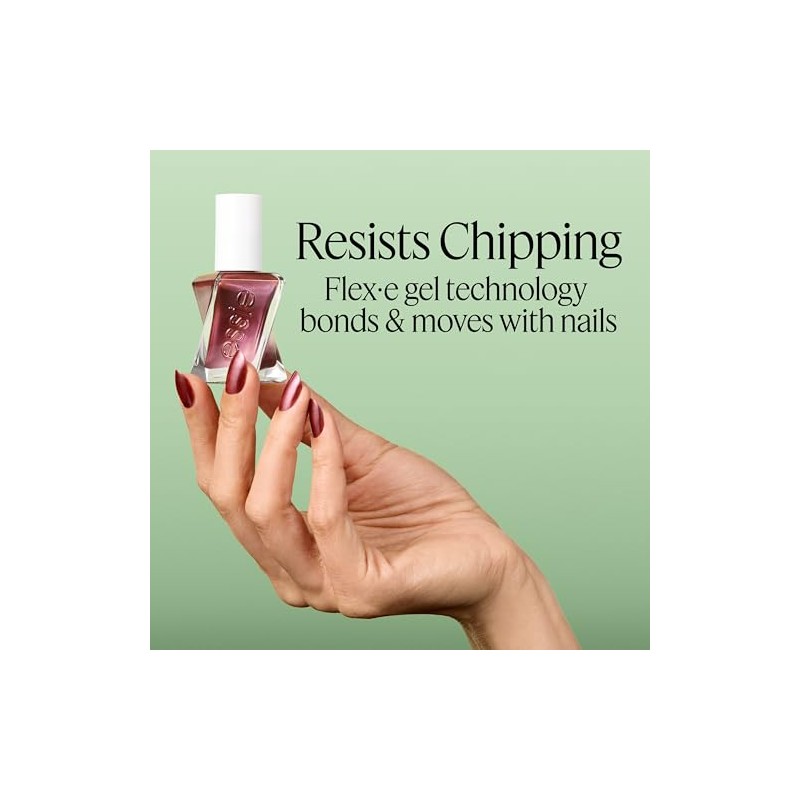 essie gel couture nail polish, bubbles only, red longwear nail