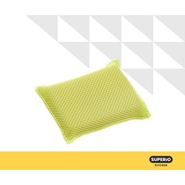Microfiber Sponges for Dishes Kitchen Sponges Non-Scratch Sponge Dish Scrubber Heavy Duty Household Cleaning Sponges Multi-Purpose Cleaning Supplies Dish Sponge Kitchen Sponges Pack of 1