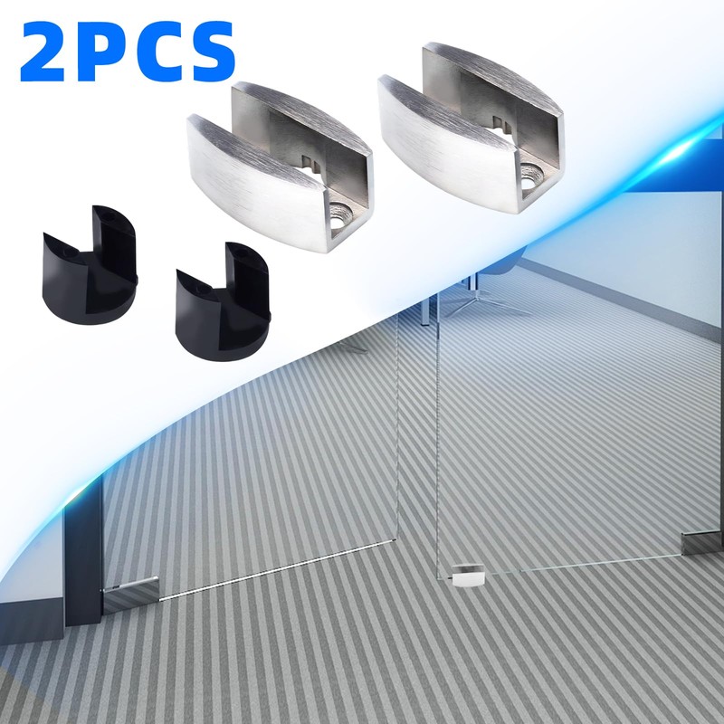 2 Pcs Bottom Guide for Sliding Shower Door, 304 Stainless