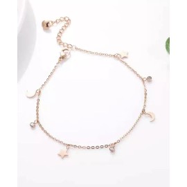 umbranded Women anklet Non tarnish  Hypoallergenic Charm  anklet Stainless Steel bracelet