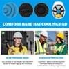 Hard Hat Top Pad, Washable Cooling Hard Hat Inserts/Liner/Cushions Replacement
