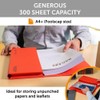 Railex Pocket Folder Foolscap Document Wallets - Assorted Folders for