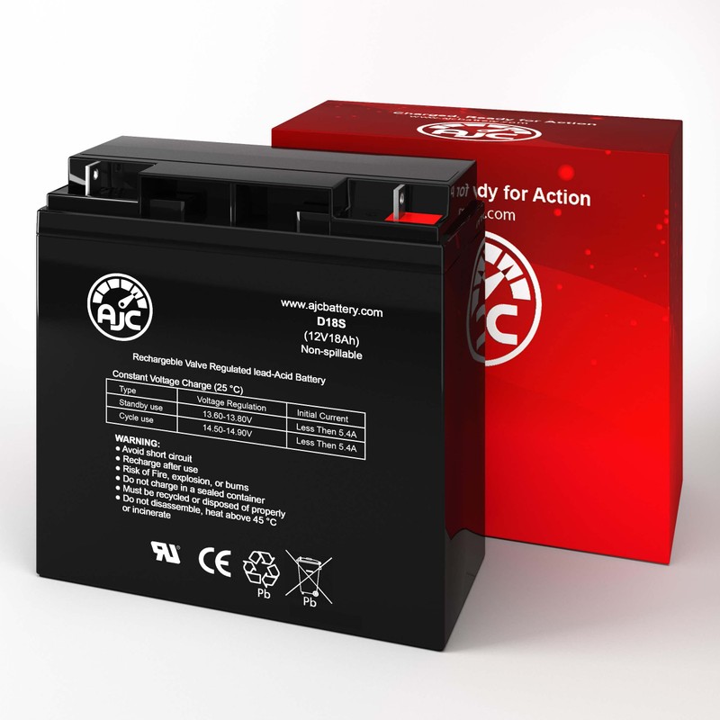 AJC Battery Compatible with Golden Technologies LiteRider GL140 12V 18Ah