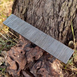 Unbranded 7 MM Hand Forged DAMASCUS STEEL PLATE 10”x  2” Flat Bar Billet Bar