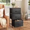 WLIVE Dresser with 3 Drawers, Fabric Nightstand, Organizer Unit, Storage