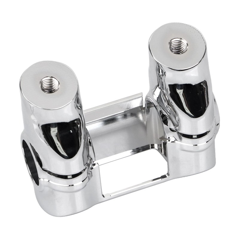 Unbranded 2" Handlebar Riser 1 1/4" Bar Clamp For Harley