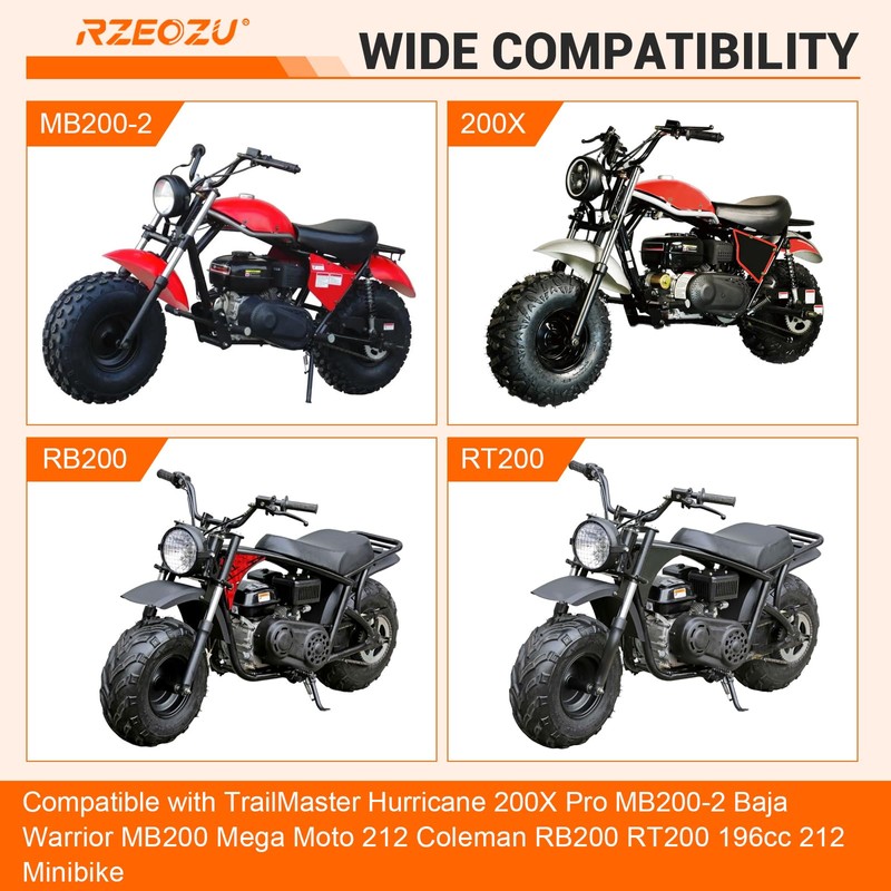 RZEOZU Mini Bike Foot Pegs Mount Bracket Repositioning for MB200