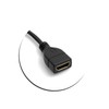 SYSTEM-S Mini HDMI Plug 90° Degrees Left Angled to Standard